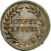 1 Rappen Pattern obverse image