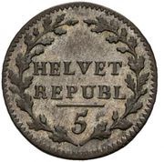 ½ Batzen / 5 Rappen obverse image