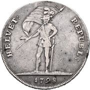 20 Batzen soldier looking left obverse image