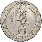 4 Francs loose wreath obverse image
