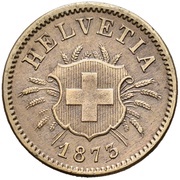 5 Rappen Coat of arms obverse image