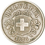 10 Rappen Coat of arms obverse image