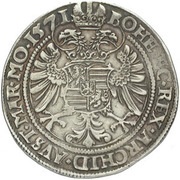 Gulden/60 Kreuzer - Maximilian II Kuttenberg, Bohemia, 1565-1573 reverse image