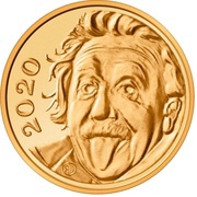 ¼ Franc Albert Einstein, Switzerland, 2020 reverse image