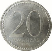 20 Kwanzas reverse image