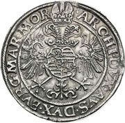 1 Thaler - Maximilian II Budweis, Bohemia, 1573-1577 reverse image