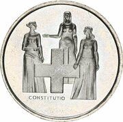 5 Francs Revision of the Constitution reverse image