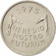 5 Francs European Year of Historic Preservation, Switzerland, 1975 reverse image