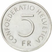 5 Francs Battle of Murten obverse image