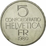 5 Francs Ferdinand Hodler obverse image