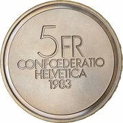 5 Francs Ernest Ansermet obverse image