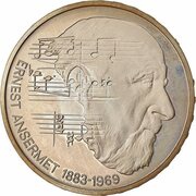5 Francs Ernest Ansermet reverse image