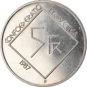 5 Francs Le Corbusier obverse image