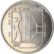 5 Francs Le Corbusier, Switzerland, 1987 reverse image