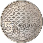 5 Francs Olympic Movement obverse image