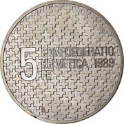 5 Francs Henri Guisan obverse image