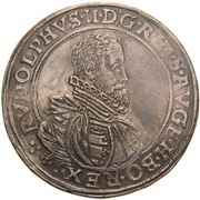 1 Thaler - Rudolf II Budweis obverse image