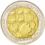 5 Francs Carnival of Basel reverse image
