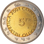 5 Francs Sechseläuten obverse image