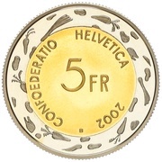 5 Francs Escalade obverse image