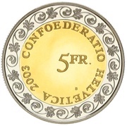 5 Francs Chalandamarz obverse image