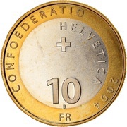 10 Francs Matterhorn obverse image