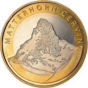 10 Francs Matterhorn, Switzerland, 2004 reverse image