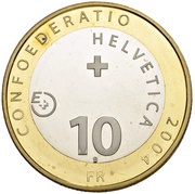 10 Francs Matterhorn; trial obverse image