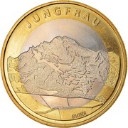 10 Francs Jungfrau, Switzerland, 2005 reverse image