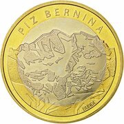 10 Francs Piz Bernina, Switzerland, 2006 reverse image