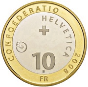 10 Francs Golden eagle; trial obverse image