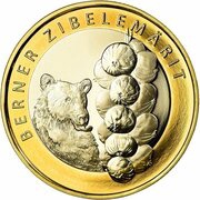 10 Francs Bern Onion Market, Switzerland, 2011 reverse image