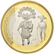 10 Francs Silvesterchlausen; trial reverse image