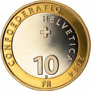 10 Francs Gansabhauet obverse image