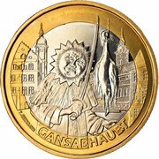 10 Francs Gansabhauet reverse image