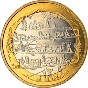 10 Francs Return from the Alps, Switzerland, 2015 reverse image