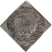 1 Thaler - Rudolf II Budweis, Bohemia, 1583-1589 reverse image