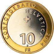 10 Francs Edelweiss obverse image