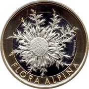 10 Francs Silver thistle, Switzerland, 2018 reverse image