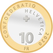 10 Francs Hare obverse image