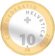 10 Francs Rosenlaui glacier obverse image