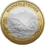10 Francs Rhone glacier, Switzerland, 2024 reverse image