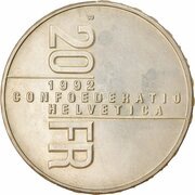 20 Francs Gertrud Kurz obverse image