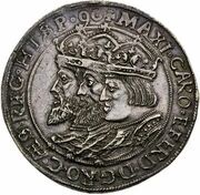 1 Thaler - Rudolf II Three Emperors obverse image
