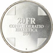 20 Francs Devil's Bridge obverse image