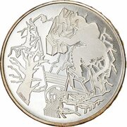 20 Francs Devil's Bridge, Switzerland, 1994 reverse image