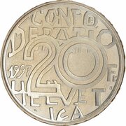 20 Francs Jeremias Gotthelf obverse image