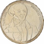 20 Francs Jeremias Gotthelf, Switzerland, 1997 reverse image