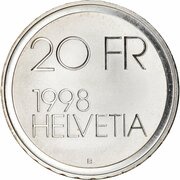 20 Francs Conrad Ferdinand Meyer obverse image