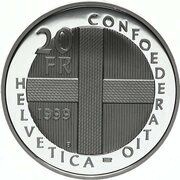 20 Francs Battle of Dornach obverse image